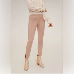 Mango Light Pink Ankle Pants Sz 4